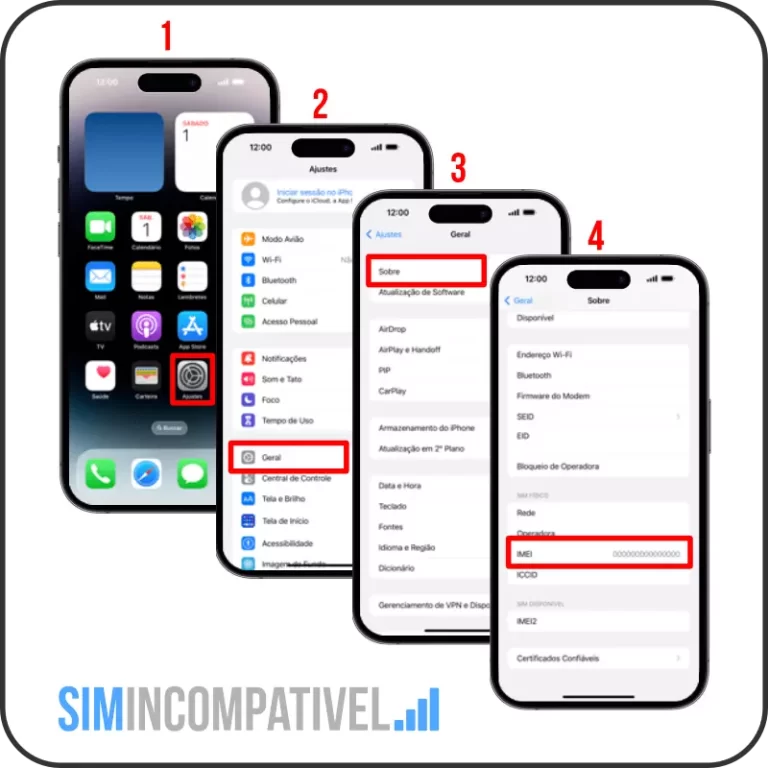 ajustes imei iphone