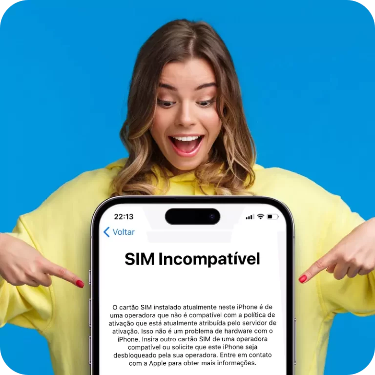 iphone sim incompativel